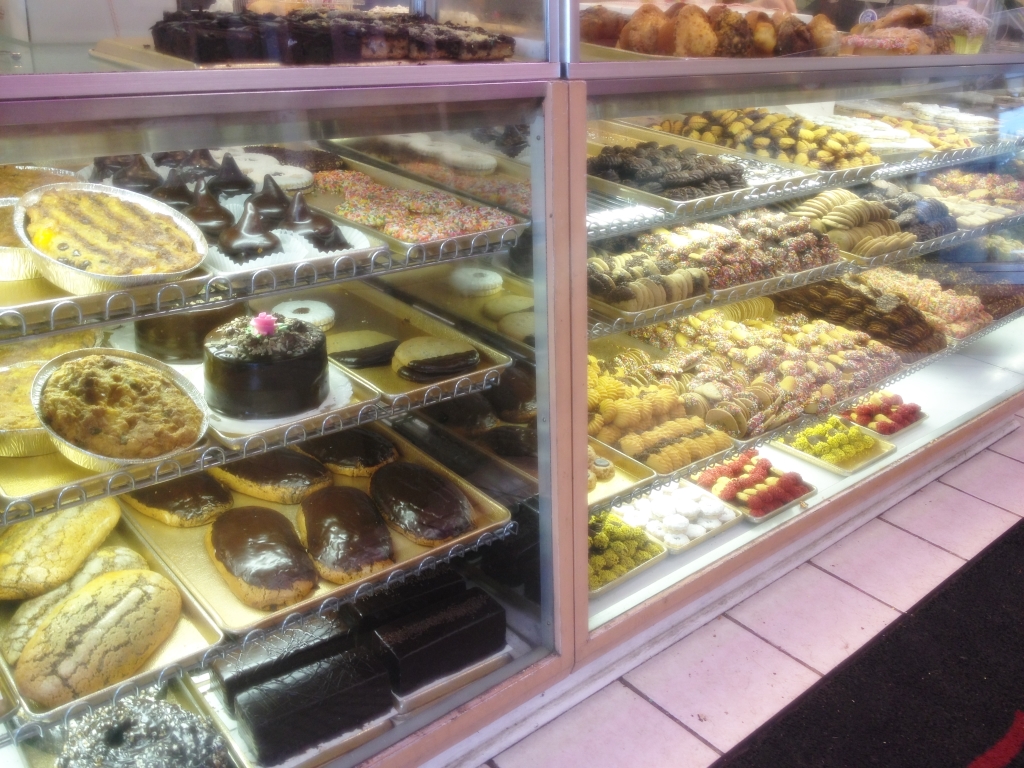 The pastry counter at Zadies Bakeshop